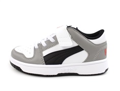 Puma white/black/gray/red sneakers Rebound Layup